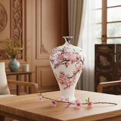 Bình hoa 41 cm - Hoa Đào - Bình Hoa - Trang Trí