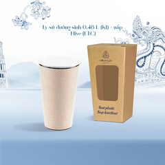 Ly sứ dưỡng sinh 0.48 L (K1) + nắp Dưỡng sinh Hive (LTC)