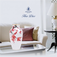 Bình hoa 27 cm - Hoa Đào