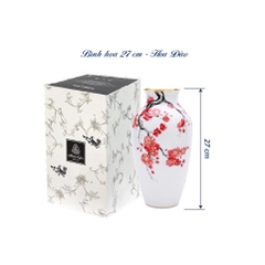 Bình hoa 27 cm - Hoa Đào