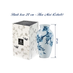 Bình hoa 27x14.5 cm - Bình hoa - Hoa Mai (Cobalt)