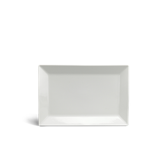 Dĩa chữ nhật lá 25 x 17 cm - Misc Assortment Lys - Trắng Ngà