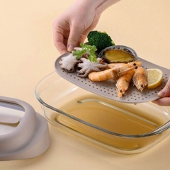 Hộp Thủy Tinh Có Nắp Simple Cook Locknlock 1.6L - LNG483