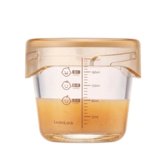 Hộp Thủy Tinh Đựng Thức Ăn Cho Bé 280 ml×3 – Màu Ngà – LLG542S3IVY