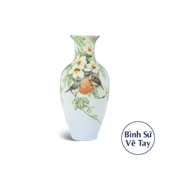 Bình hoa 40 cm - Chim & Trái Gấc