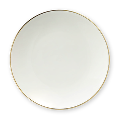 Dĩa ảo 22 cm - Daisy - Viền chỉ vàng