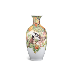 Bình hoa 42 cm - Chim và Khế - Bình Hoa - Vẽ tay