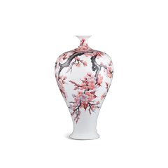 Bình hoa 41 cm - Hoa Đào - Bình Hoa - Trang Trí