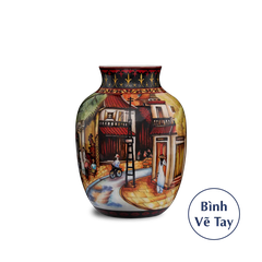 Bình hoa 26 cm - Duyên Quê - Bình Hoa - Trang trí