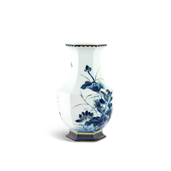 Bình hoa Lộc Phát 28 cm - Bình hoa - Sen vàng nền xanh ngọc