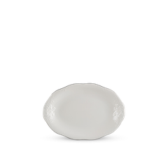 Dĩa Oval 25 cm - Đài Các IFP - Chỉ Bạch Kim