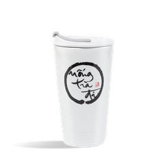 Ly sứ dưỡng sinh 0.48 L (K1) + nắp ống hút