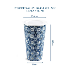 Ly sứ dưỡng sinh 0.48 L (K1) + Nắp - Memory (LTM)