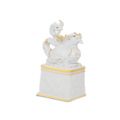 Tượng Rắn Bảo Hợp Thái Hòa 17 cm - Trắng