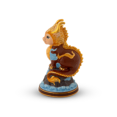 Tượng rồng Hảo Đức 13.5 cm - Màu Nâu