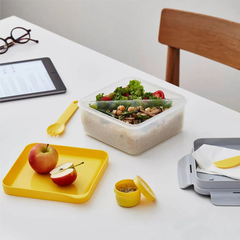 Hộp Cơm Locknlock Togo Lunch Box 1.2L - 2 Màu (Xanh Dương, Vàng) - HPL979
