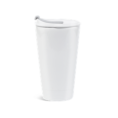 Ly sứ dưỡng sinh 0.48L (K1) + Nắp ống hút Trắng