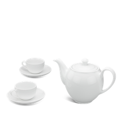 Bộ trà 0.8 L - Camellia - Trắng