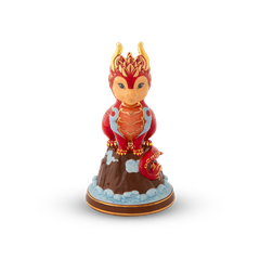 Tượng rồng Hảo Đức 13.5 cm - Màu Đỏ