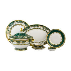 Bộ đồ ăn 85 sản phẩm - Hoàng Cung - Sen Ngọc Bích