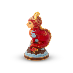 Tượng rồng Hảo Đức 13.5 cm - Màu Đỏ