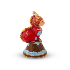 Tượng rồng Hảo Đức 13.5 cm - Màu Đỏ