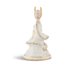 Tượng rồng Long Phù Đại Khánh 13.5 cm - Màu Trắng