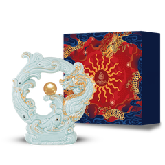 Tượng rồng Khải Đức 23.9 cm - Men Ngọc (bóng)