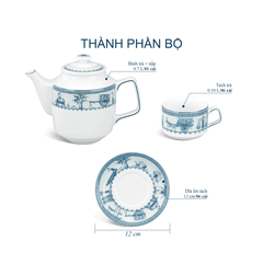 Bộ Trà 0.7L - Jasmine - Thôn Dã