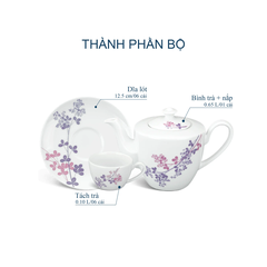 Bộ trà 0.65L - Daisy - Cỏ tím