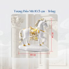 Tượng Bảo Mã 10.5 cm - Tượng - Trắng