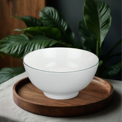 Tô cao 15cm - Jasmine - Chỉ Xanh Lá