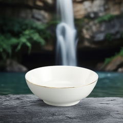 Tô 15cm - Jasmine - Viền Chỉ Vàng