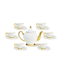 Bộ trà 0.65 L - Hoàng Cung - Chỉ Vàng