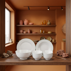 Bộ đồ ăn 09 sản phẩm - Jasmine - Chỉ Xanh Lá
