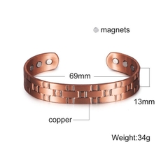 Vòng đồng đỏ nam châm từ tính chống viêm khớp bảo vệ sức khoẻ