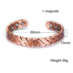 Vòng đồng đỏ nam châm từ tính chống viêm khớp bảo vệ sức khoẻ