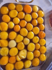 Trứng gà nghệ mật ong lên men