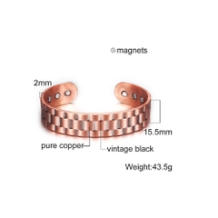 Vòng đồng đỏ nam châm từ tính chống viêm khớp bảo vệ sức khoẻ