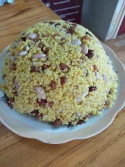1kg Hạt kê nếp vàng hữu cơ (đã bóc vỏ)