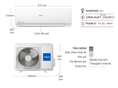 Máy Lạnh Aqua Inverter 2.5 HP AQA-RV24QA2
