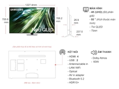 Smart Tivi Neo QLED Samsung 4K 55 inch QA55QN90DAKXXV