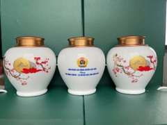 BÌNH ĐỰNG TRÀ MEN TRẮNG
