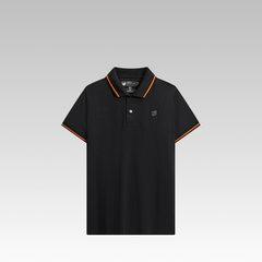 Áo polo trơn, cổ bo viền