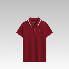 Áo polo Poly, cổ bo trang trí