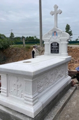 Mộ đá công giáo mỹ nghệ