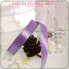 2cm-Ruy Băng Vải Trơn