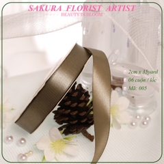 2cm-Ruy Băng Vải Trơn