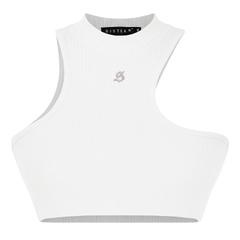 SISTERS Set áo len xẻ cổ váy lưng lật Lottie