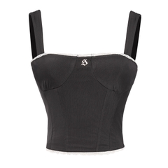 SISTERS Áo croptop kiểu Corset Fannie